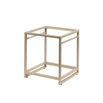 Creations Buffet Square Tiered Riser 9 1/2 in x 9 1/2 in x 10 1/2 in Spire Champagne