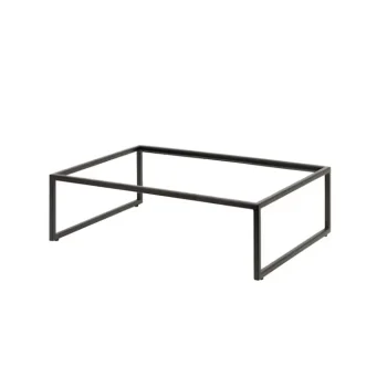 Creations Buffet Rectangle Riser 21 7/8 in x 13 7/8 in 6 in Pivot Black