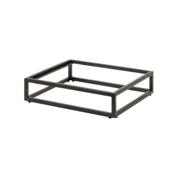 Creations Buffet Rectangle Riser 11 1/2 in x 13 7/8 in x 3 in Pivot Black
