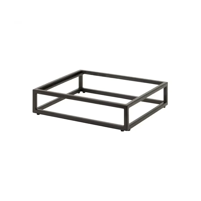Creations Buffet Rectangle Riser 11 1/2 in x 13 7/8 in x 3 in Pivot Black