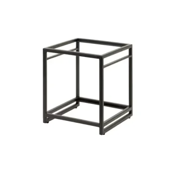 Creations Buffet Square Tiered Riser 9 1/2 in x 9 1/2 in x 10 1/2 in Spire Black