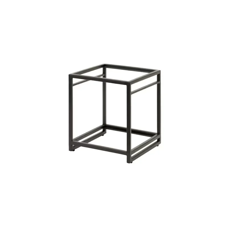 Creations Buffet Square Tiered Riser 9 1/2 in x 9 1/2 in x 10 1/2 in Spire Black
