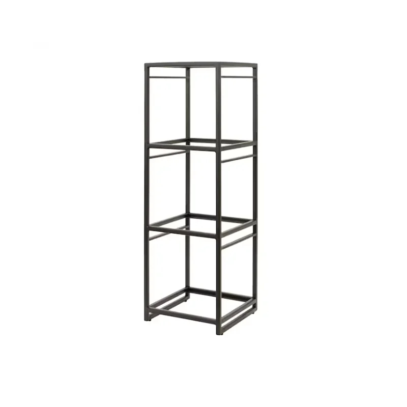 Creations Buffet Square Tiered Riser 9 1/2 in x 9 1/2 in x 28 1/2 in Spire Black Creations Buffet Square Tiered Riser 9 1/2 in x 9 1/2 in x 28 1/2 in Spire Black