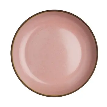 Maham Studio Deep Plate 8 3/4 in x 1 1/2 in (30 oz) Pink Peppercorn - Set of 12