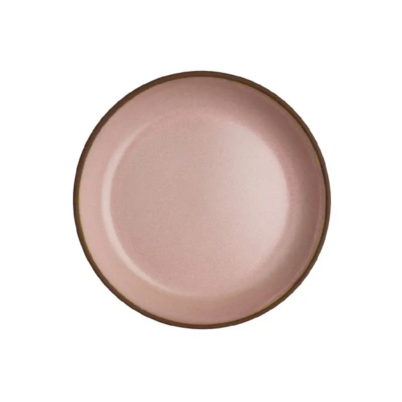 Maham Studio Deep Plate 6 3/8 in x 1 1/8 in (10 oz) Pink Peppercorn - Set of 12