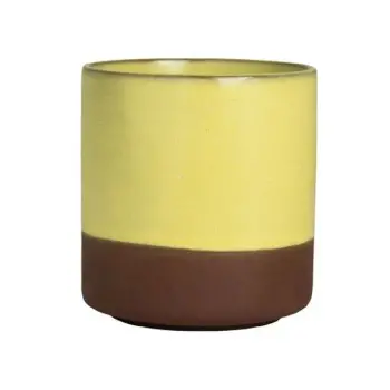 Maham Studio Cup 3 1/8 in x 3 3/8 in (8 1/2 oz) Saffron - Set of 12