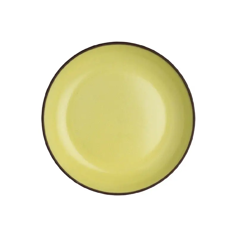 Maham Studio Deep Plate 8 3/4 in x 1 1/2 in (30 oz) Saffron - Set of 12 Maham Studio Deep Plate 8 3/4 in x 1 1/2 in (30 oz) Saffron - Set of 12