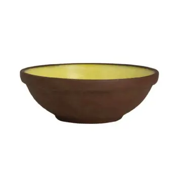 Maham Studio Bowl 4 in x 1 3/8 in (4 1/2 oz) Saffron - Set of 12