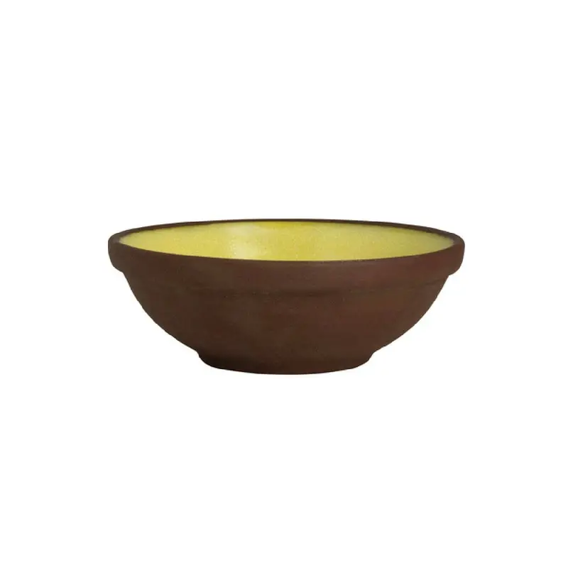 Maham Studio Bowl 4 in x 1 3/8 in (4 1/2 oz) Saffron - Set of 12