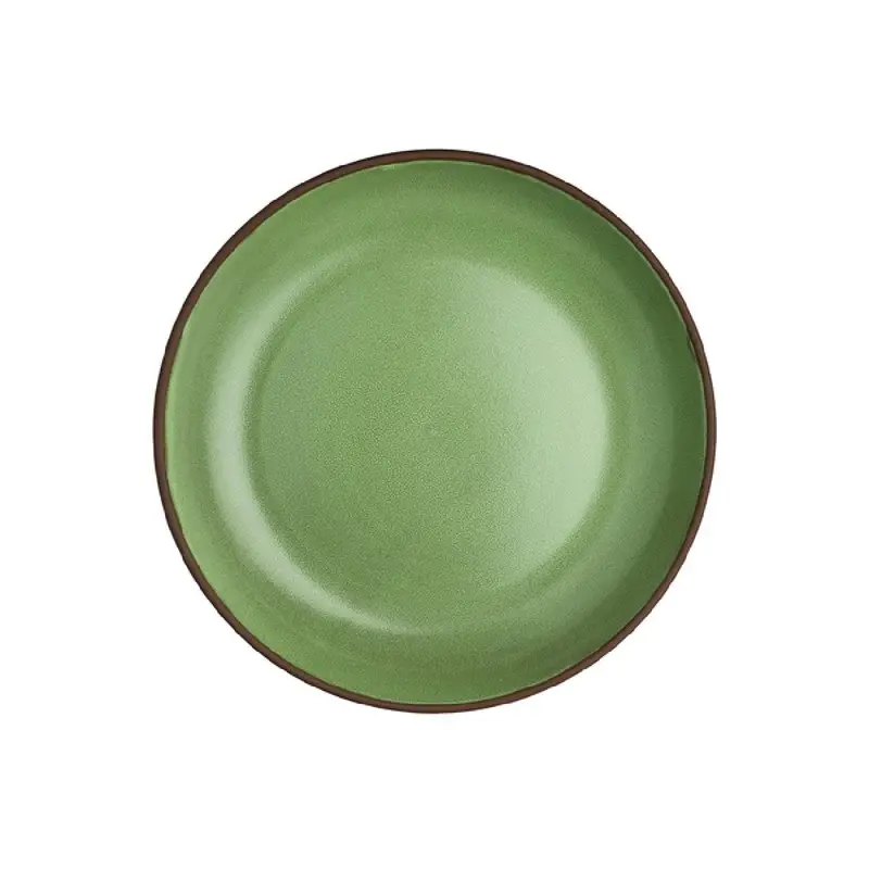 Maham Studio Deep Plate 8 3/4 in x 1 1/2 in (30 oz) Cardamom - Set of 12