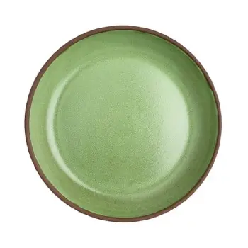 Maham Studio Deep Plate 6 3/8 in x 1 1/8 in (10 oz) Cardamom - Set of 12