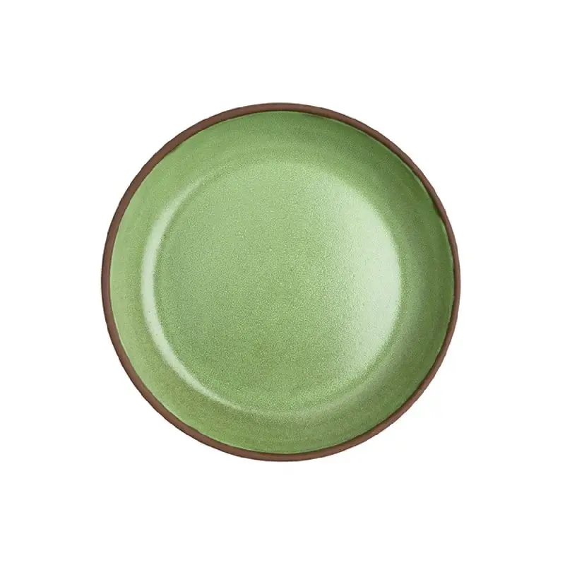 Maham Studio Deep Plate 6 3/8 in x 1 1/8 in (10 oz) Cardamom - Set of 12