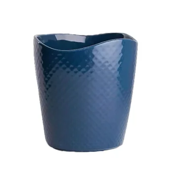 Folio Alpha Ceram Crock 5 in x 5 1/2 in (1 qt) Ac Sapphire Blue - Set of 4