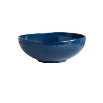 Folio Alpha Ceram Serving Bowl 10 in x 4 in (2 1/2 qt) Ac Sapphire Blue - Set of 4