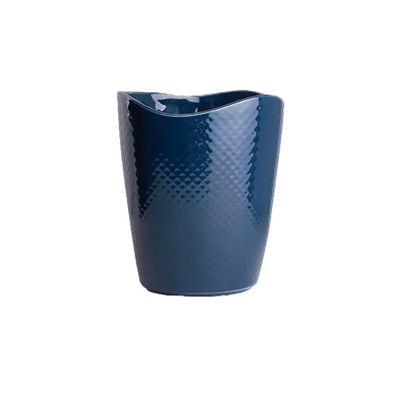 Folio Alpha Ceram Crock 6 in x 7 in (2 qt) Ac Sapphire Blue - Set of 4