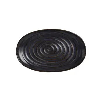 Folio Stoneware Oval Plate 9 in x 6 in Caldeira - Set of 12