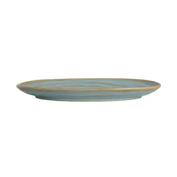 Folio Stoneware Oval Plate 11 in x 6 3/4 in Mar - Set of 12