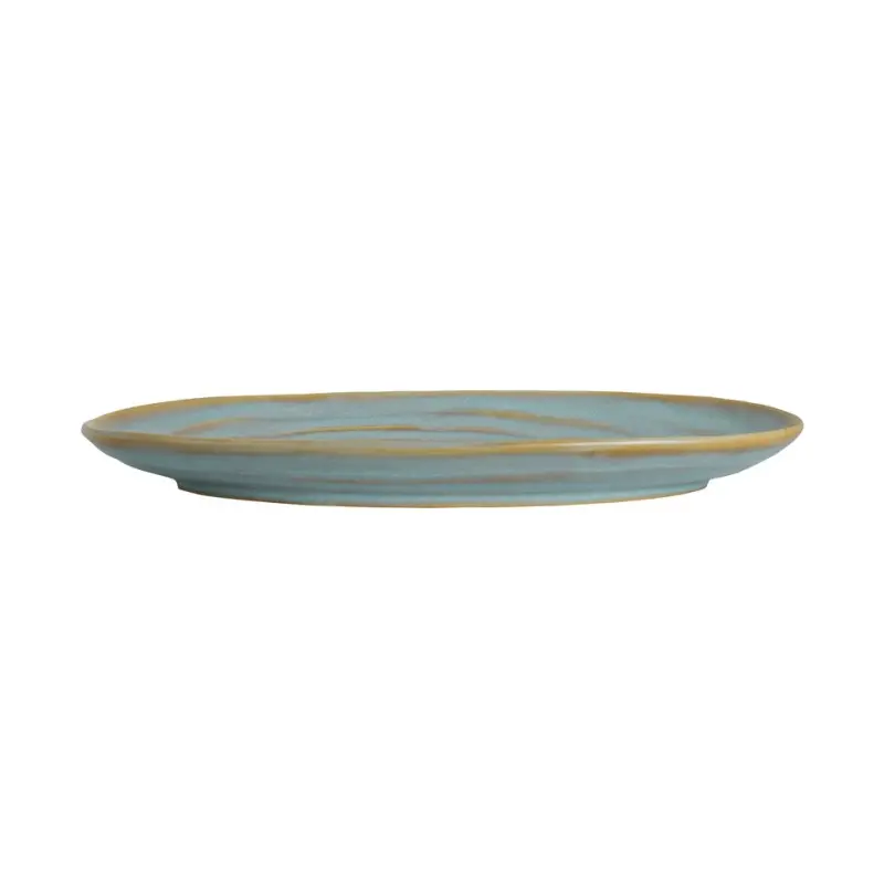 Folio Stoneware Oval Plate 11 in x 6 3/4 in Mar - Set of 12 Folio Stoneware Oval Plate 11 in x 6 3/4 in Mar - Set of 12