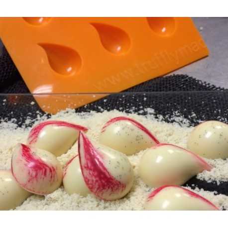 Truffly Made TM-LG-012 Truffly Made - La Goutte Chocolate Truffle Ganache Molds Silicone Chocolate Molds