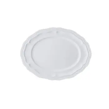 Folio Porcelain Oval Platter 9 in x 6 3/4 in Adelina - Set of 24