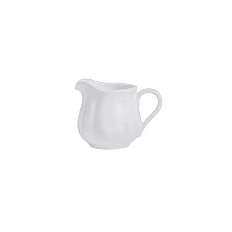 Folio Porcelain Handled Creamer 3 7/8 in x 2 7/8 in x 3 in (5 oz) Adelina - Set of 24 Folio Porcelain Handled Creamer 3 7/8 in x 2 7/8 in x 3 in (5 oz) Adelina - Set of 24