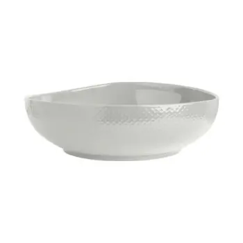 Folio Alpha Ceram Serving Bowl 13 in x 4 in (3 3/4 qt) Ac Buffet White - Set of 4