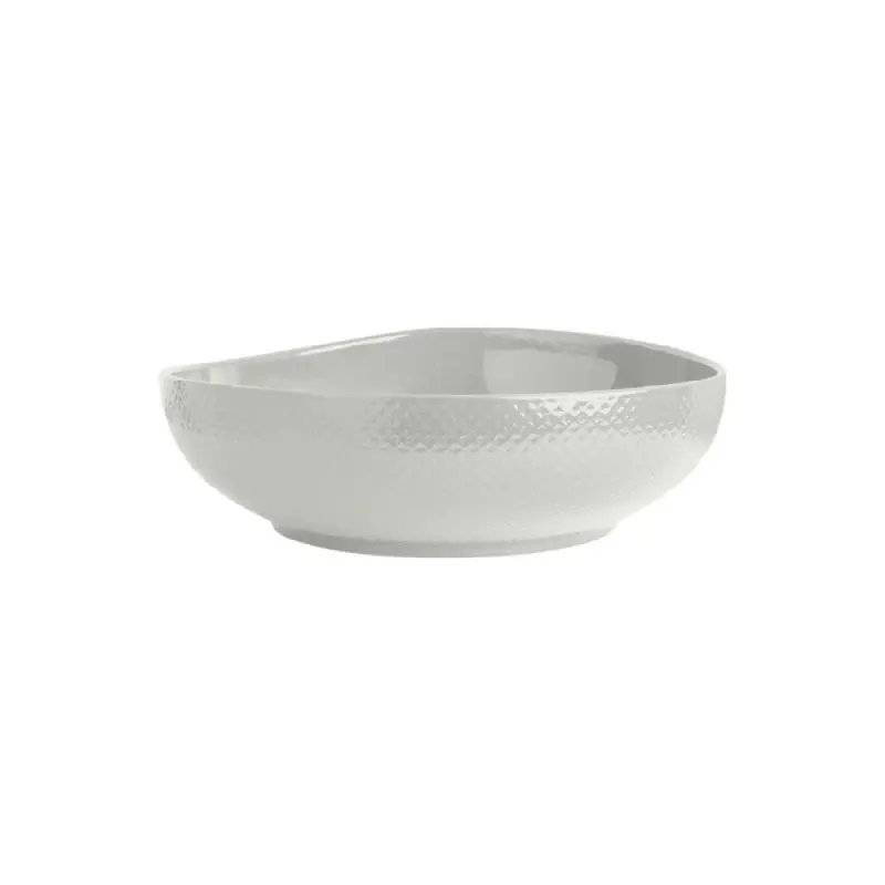 Folio Alpha Ceram Serving Bowl 13 in x 4 in (3 3/4 qt) Ac Buffet White - Set of 4