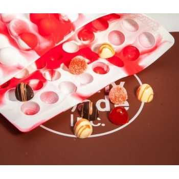 Truffly Made TM-DM-014 Truffly Made - Dome Chocolate Truffle Ganache Molds Silicone Chocolate Molds