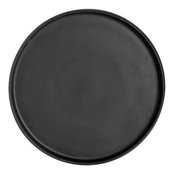 Anfora Round Stack Tray 4 in Crete Matte Black - Set of 24