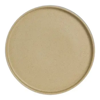 Anfora Round Stack Tray 9 in Crete Chena/Matte White - Set of 12