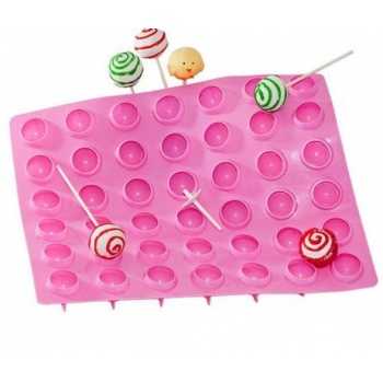 Truffly Made TM-LSP-016 Truffly Made - Lollipop Candy Chocolate Truffle Ganache Molds (28g) Silicone Chocolate Molds