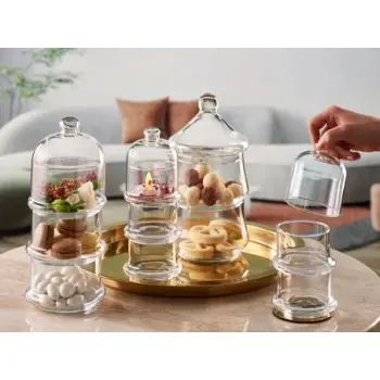 Pasabahce 3 Bowl Set With Dome (7 3/4 oz) Patisserie - Set of 6