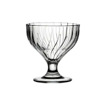 Pasabahce Ice Cream Cup 3 7/8 in x 4 1/8 in (16 1/2 oz) Bouquet - Set of 24