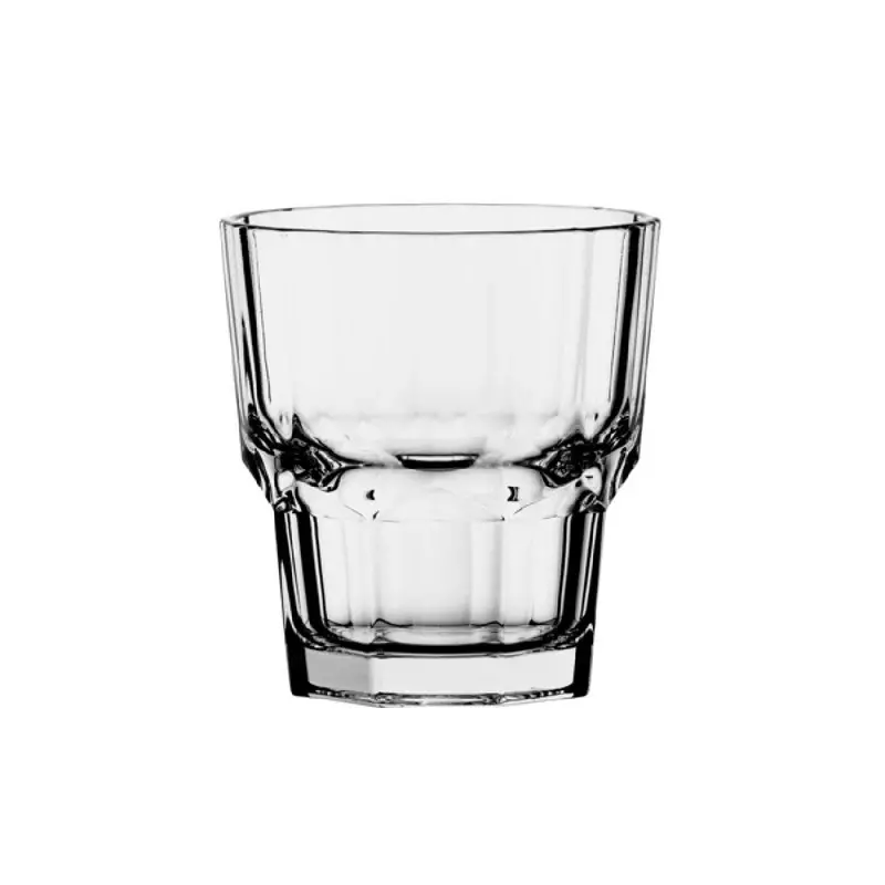 Pasabahce Rocks Tempered 3 1/2 in x 3 1/2 in (8 1/2 oz) Serenity - Set of 48