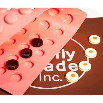 Truffly Made TM-MA-012 Truffly Made - Macaron Chocolate Truffle Ganache Molds (12g) Silicone Chocolate Molds
