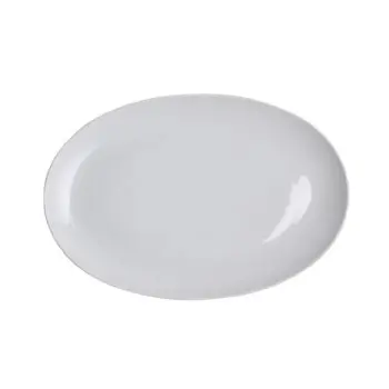 Royal Porcelain Oval Deep Coupe Platter 13 3/4 in x 9 1/4 in x 1 1/4 in Avalon - Set of 12