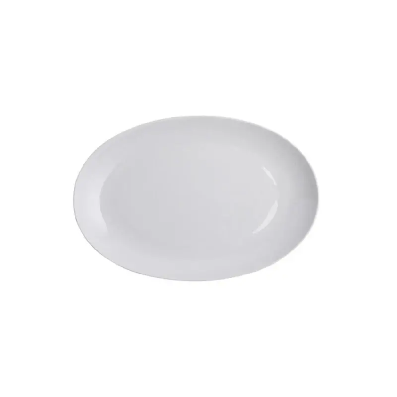 Royal Porcelain Oval Deep Coupe Platter 12 1/4 in x 8 1/4 in x 1 in Avalon - Set of 12