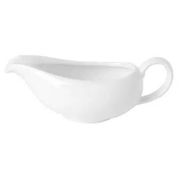 Royal Porcelain Sauce Boat 6 3/8 in x 3 in x 2 1/4 in (7 oz) Avalon - Set of 36