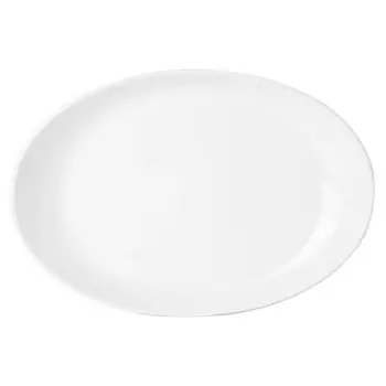 Royal Porcelain Winged Coupe Platter Oval 15 1/8 in x 10 3/8 in x 1 7/8 in Avalon - Set of 6