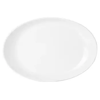 Royal Porcelain Winged Coupe Platter 13 1/2 in x 9 3/8 in x 1 3/4 in Avalon - Set of 12