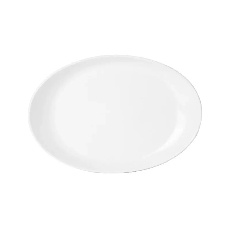 Royal Porcelain Winged Coupe Platter 13 1/2 in x 9 3/8 in x 1 3/4 in Avalon - Set of 12 Royal Porcelain Winged Coupe Platter 13 1/2 in x 9 3/8 in x 1 3/4 in Avalon - Set of 12