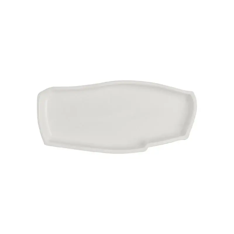 Rene Ozorio Fine China Geometric Tray 5 1/8 in 2 3/8 in 5 /8 in White Album - Set of 12 Rene Ozorio Fine China Geometric Tray 5 1/8 in 2 3/8 in 5 /8 in White Album - Set of 12