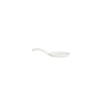 Rene Ozorio Fine China Tasting Spoon Curved 5 in White Album - Set of 12