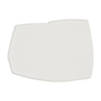 Rene Ozorio Fine China Geometric Tray 11 3/4 in x 8 5/8 in x 5/8 in White Album - Set of 12