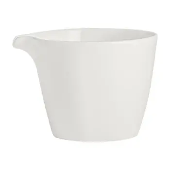 Rene Ozorio Fine China Pourer 4 in x 3 1/2 x 2 7/8 in (9 oz) White Album - Set of 12