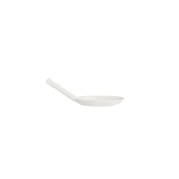 Rene Ozorio Fine China Tasting Spoon Straight 6 in White Album - Set of 12