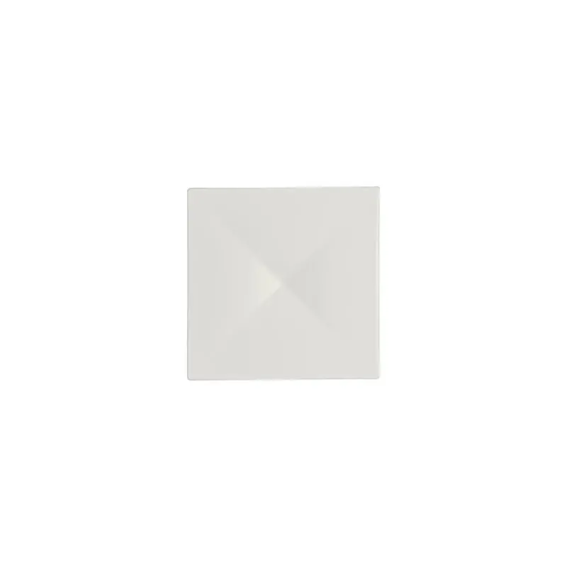 Rene Ozorio Fine China Square Elevation withindent 6 3/8 in x 6 3/8 in x 3/4 in White Album - Set of 12 Rene Ozorio Fine China Square Elevation withindent 6 3/8 in x 6 3/8 in x 3/4 in White Album - Set of 12