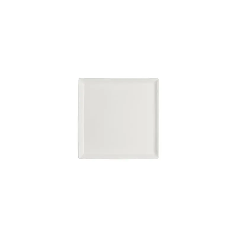 Rene Ozorio Fine China Square Tray 6 3/8 in White Album - Set of 12 Rene Ozorio Fine China Square Tray 6 3/8 in White Album - Set of 12