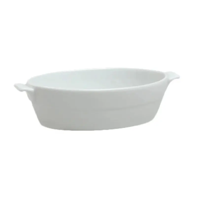 Rene Ozorio Small Oval Bowl 4 5/8 in x 2 1/2 in x 1 1/4 in (2 1/2 oz) Aura Gourmet - Set of 48 Rene Ozorio Small Oval Bowl 4 5/8 in x 2 1/2 in x 1 1/4 in (2 1/2 oz) Aura Gourmet - Set of 48
