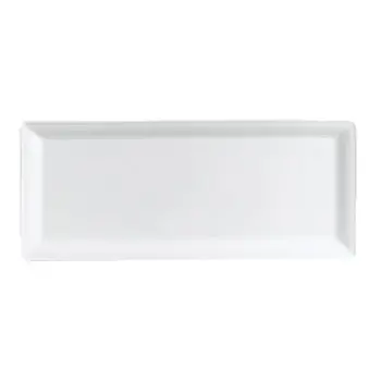 Rene Ozorio Tray Rectangle Embossed 9 1/2 in x 4 3/4 in Aura - Set of 24